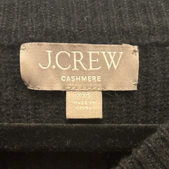 J. Crew Classic Black Crew Neck Sweater - Picture 2 of 2